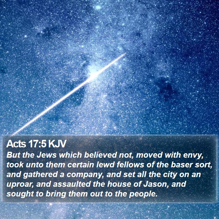 Acts 17:5 KJV Bible Study