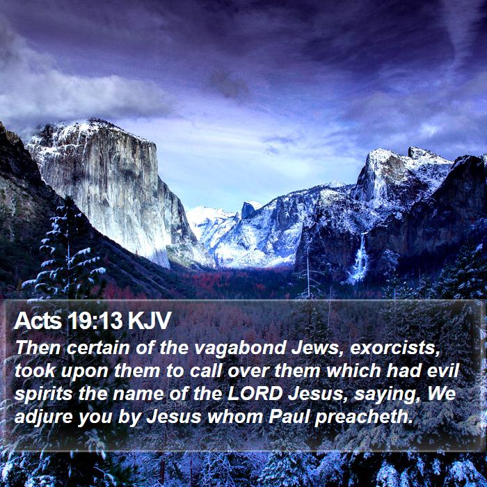 Acts 19:13 KJV Bible Study