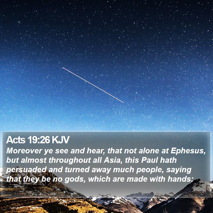 Acts 19:26 KJV Bible Study