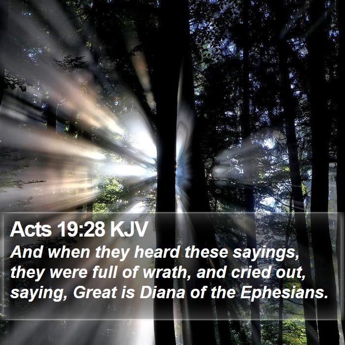 Acts 19:28 KJV Bible Study