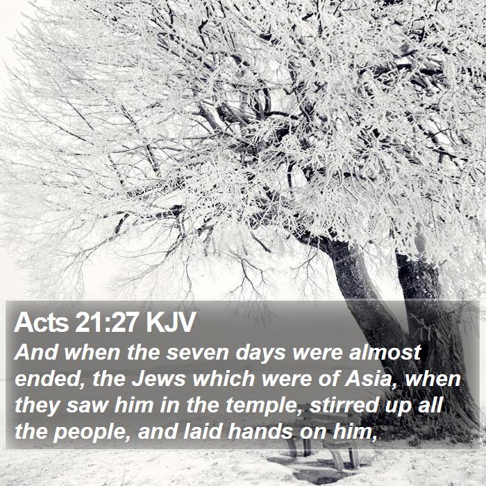 Acts 21:27 KJV Bible Study