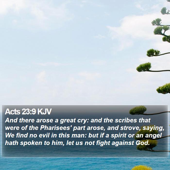 Acts 23:9 KJV Bible Study