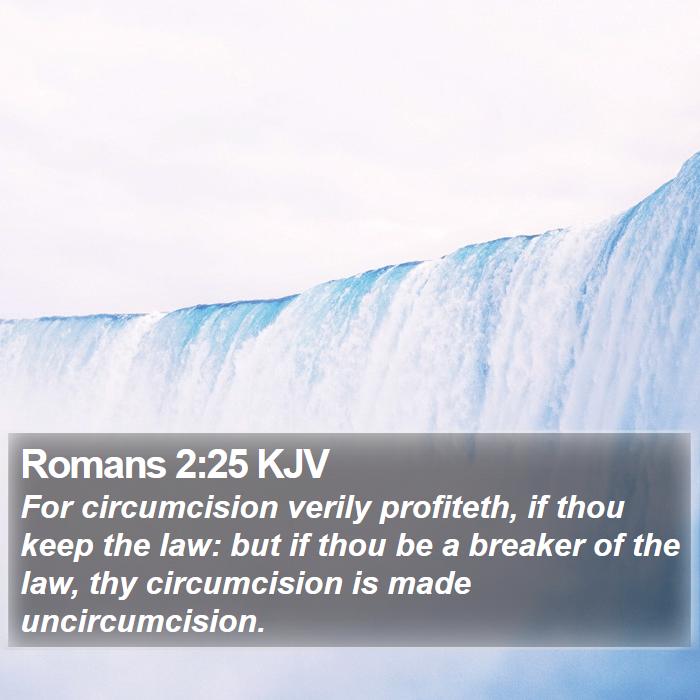 Romans 2:25 KJV Bible Study