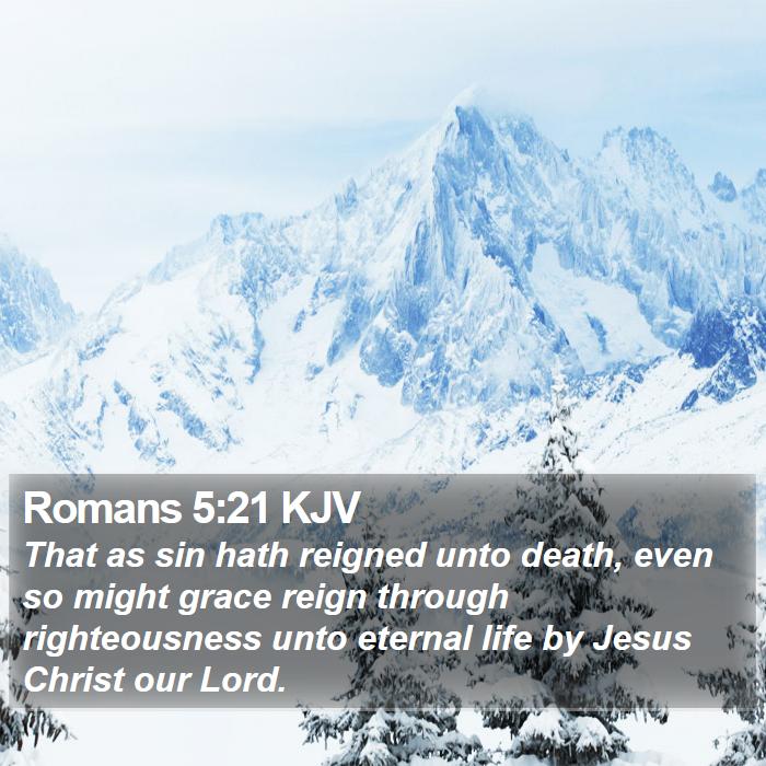 Romans 5:21 KJV Bible Study