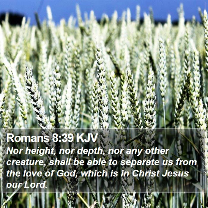 Romans 8:39 KJV Bible Study