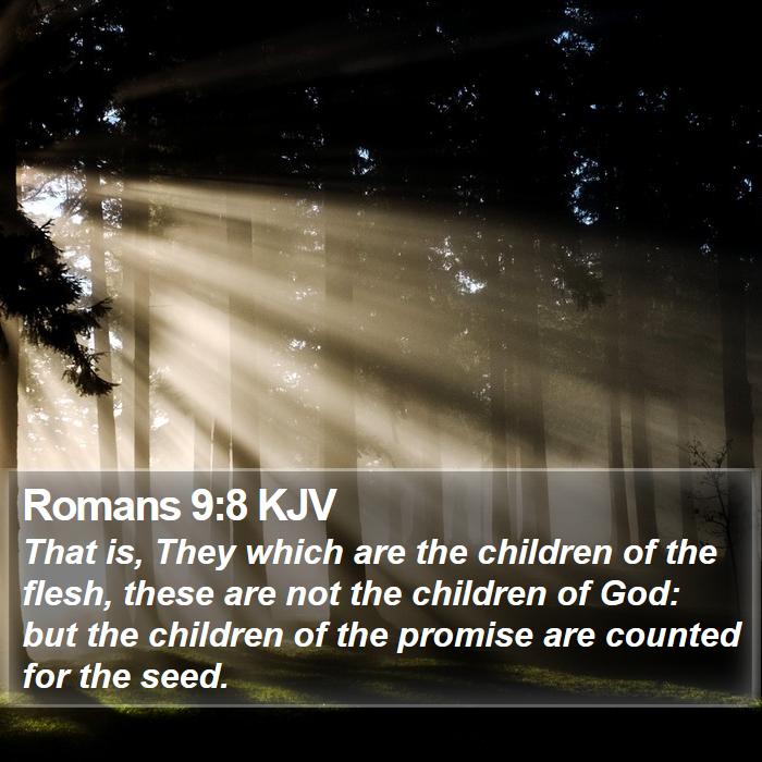 Romans 9:8 KJV Bible Study