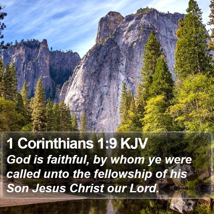 1 Corinthians 1:9 KJV Bible Study