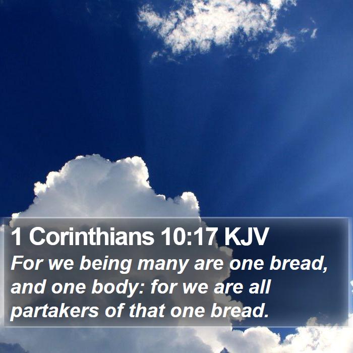 1 Corinthians 10:17 KJV Bible Study