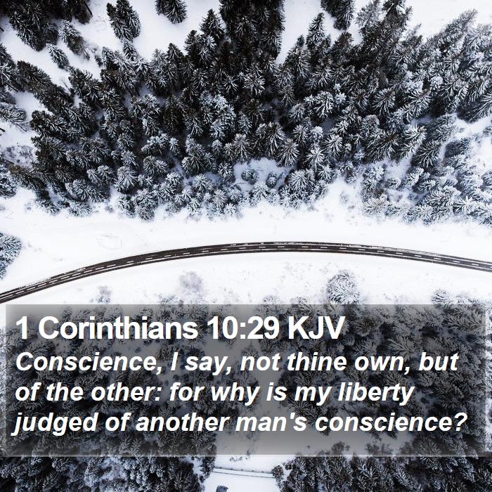 1 Corinthians 10:29 KJV Bible Study