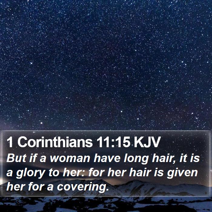 1 Corinthians 11:15 KJV Bible Study