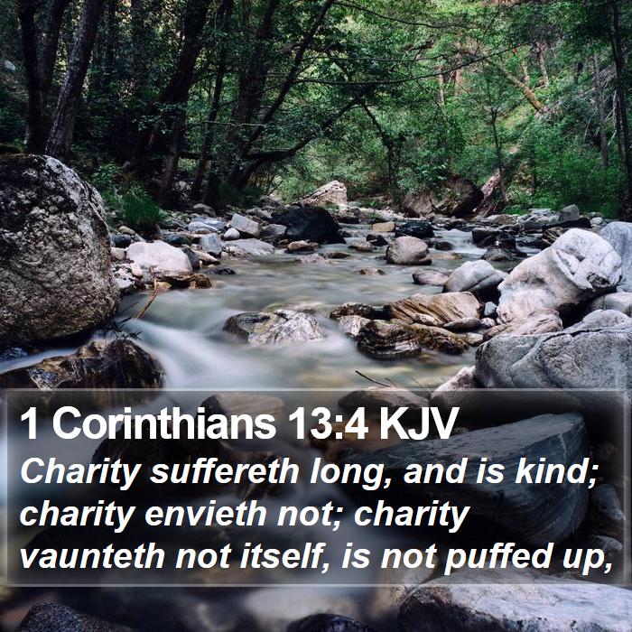 1 Corinthians 13:4 KJV Bible Study