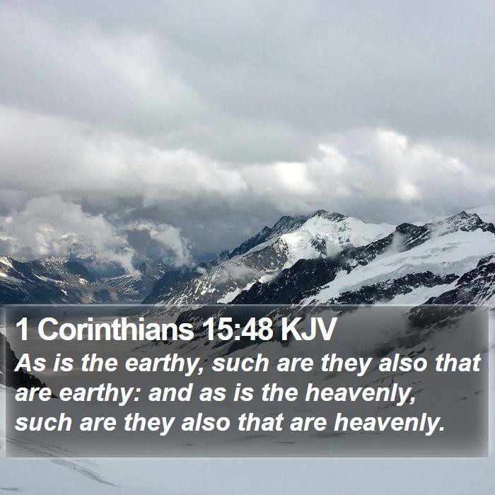 1 Corinthians 15:48 KJV Bible Study