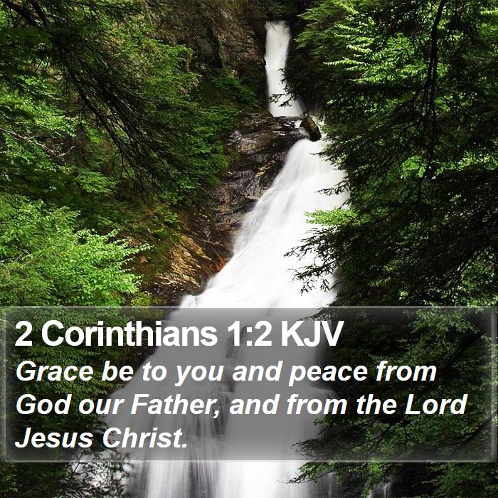 2 Corinthians 1:2 KJV Bible Study