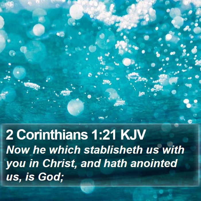 2 Corinthians 1:21 KJV Bible Study