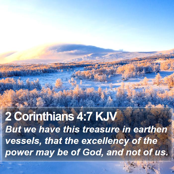 2 Corinthians 4:7 KJV Bible Study