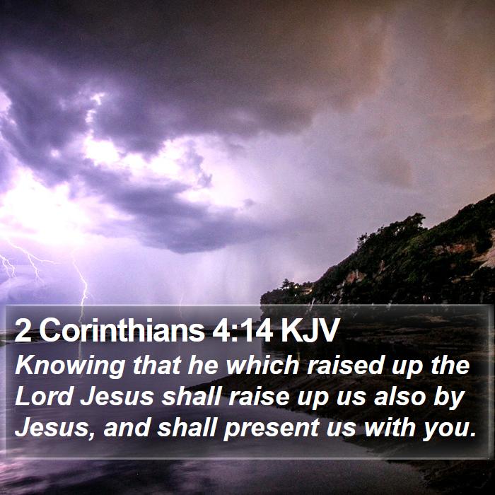 2 Corinthians 4:14 KJV Bible Study