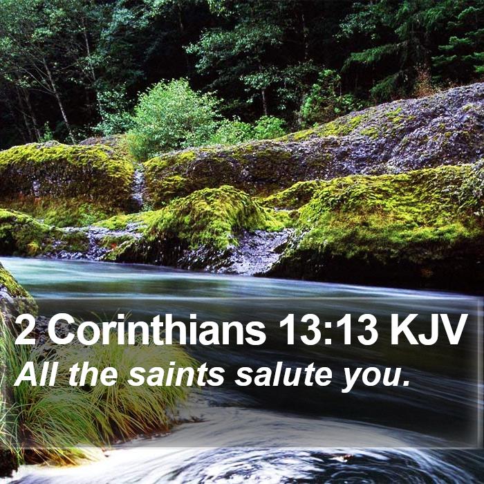 2 Corinthians 13:13 KJV Bible Study