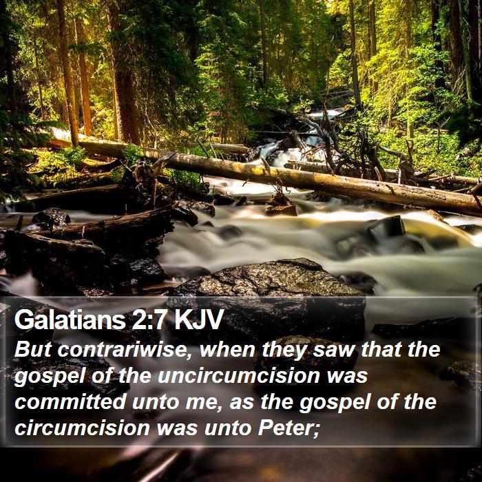 Galatians 2:7 KJV Bible Study