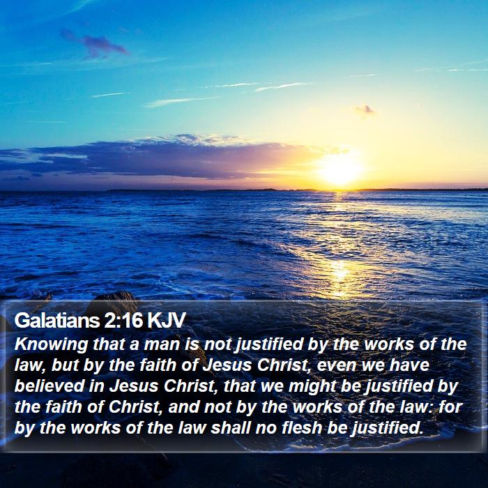 Galatians 2:16 KJV Bible Study