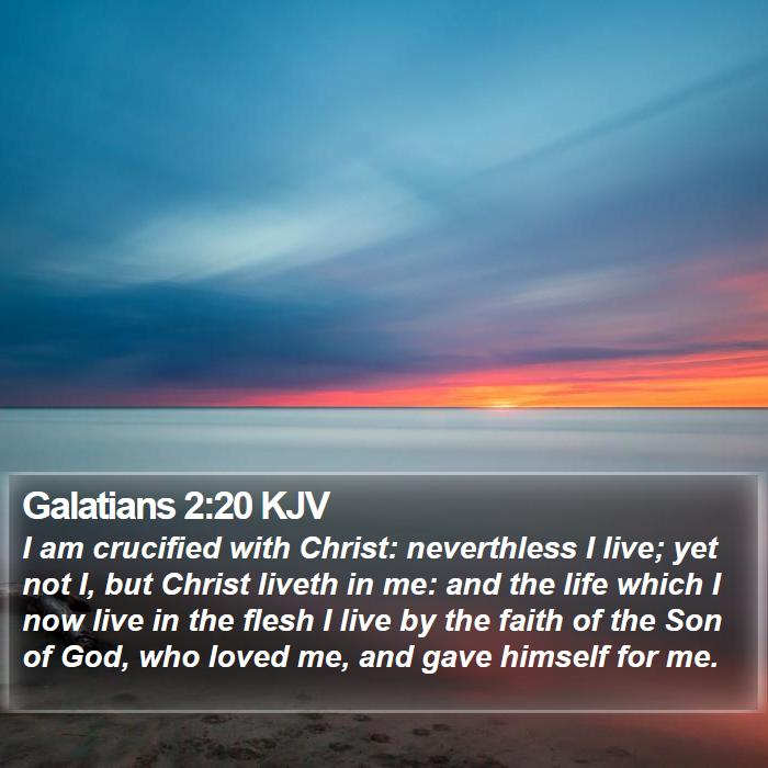 Galatians 2:20 KJV Bible Study