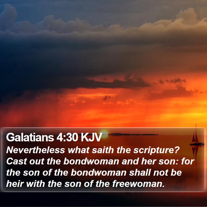 Galatians 4:30 KJV Bible Study