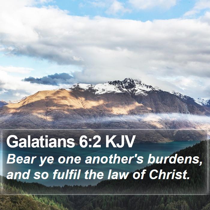 Galatians 6:2 KJV Bible Study