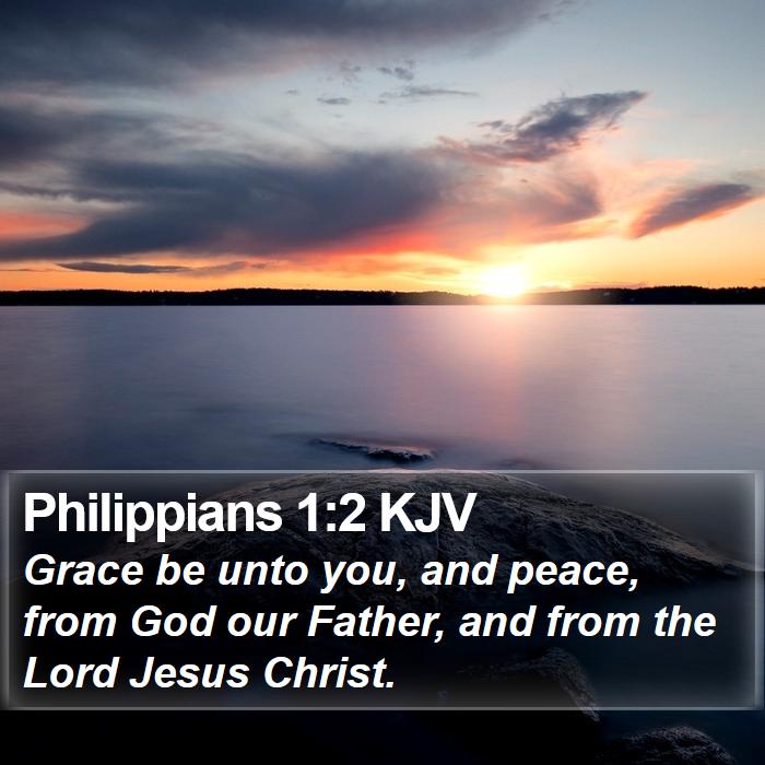 Philippians 1:2 KJV Bible Study