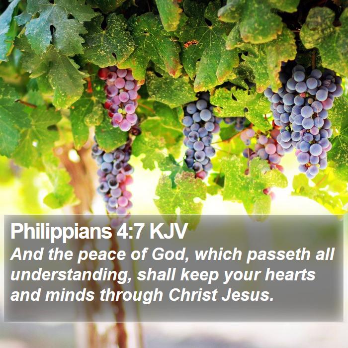 Philippians 4:7 KJV Bible Study