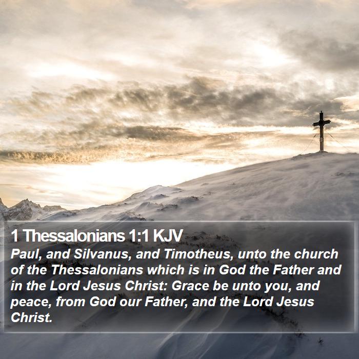 1 Thessalonians 1:1 KJV Bible Study