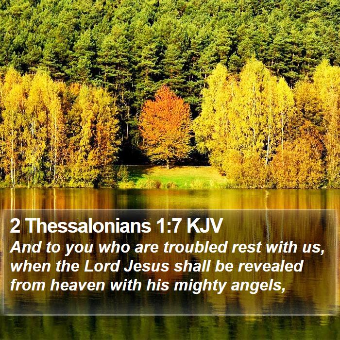 2 Thessalonians 1:7 KJV Bible Study