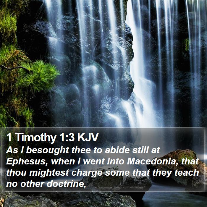 1 Timothy 1:3 KJV Bible Study