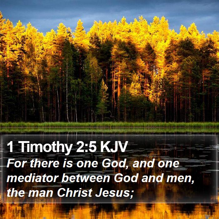 1 Timothy 2:5 KJV Bible Study