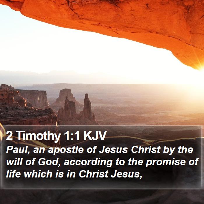 2 Timothy 1:1 KJV Bible Study