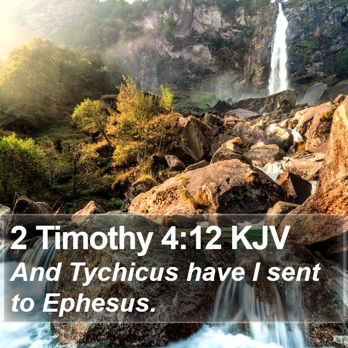 2 Timothy 4:12 KJV Bible Study