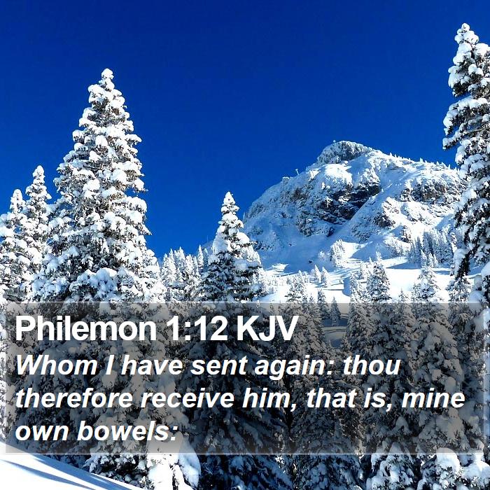 Philemon 1:12 KJV Bible Study