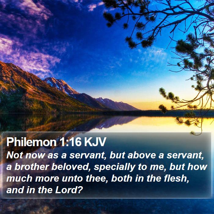 Philemon 1:16 KJV Bible Study