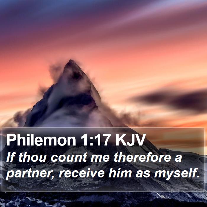 Philemon 1:17 KJV Bible Study