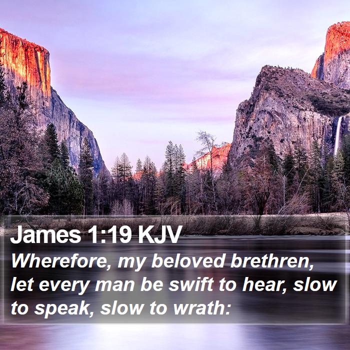 James 1:19 KJV Bible Study