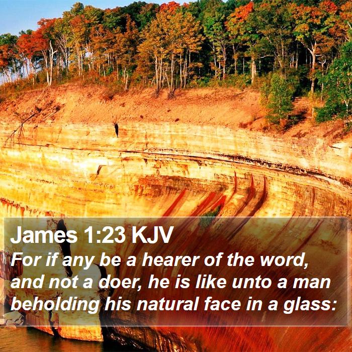 James 1:23 KJV Bible Study