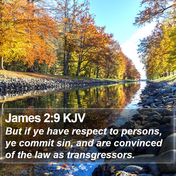 James 2:9 KJV Bible Study