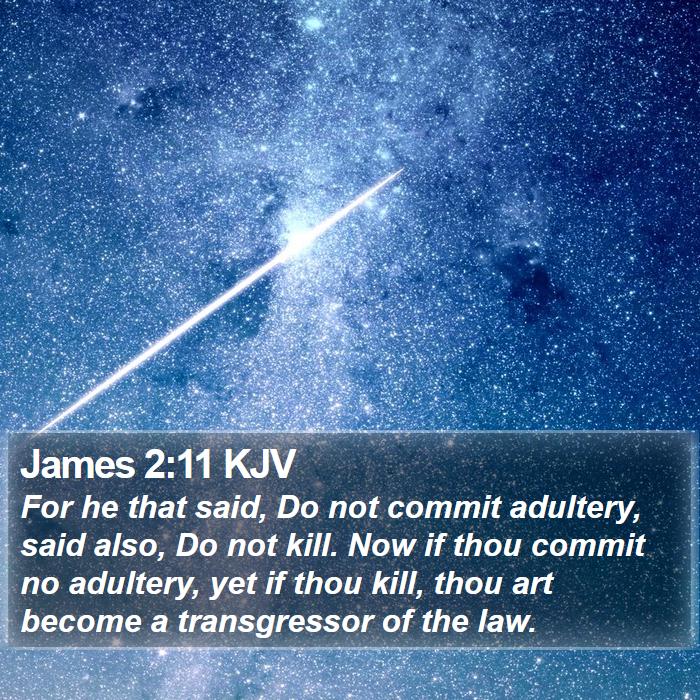 James 2:11 KJV Bible Study