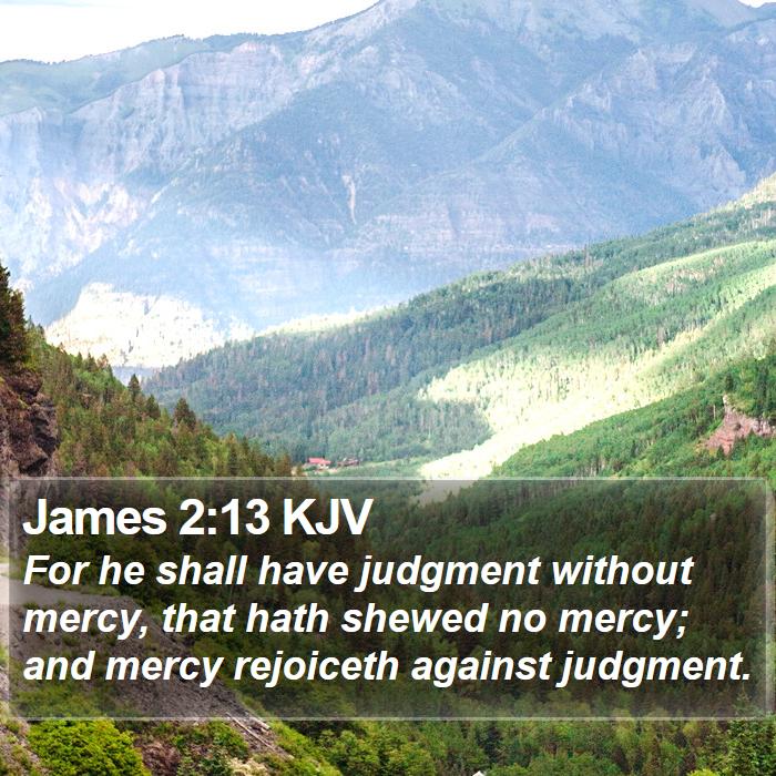 James 2:13 KJV Bible Study