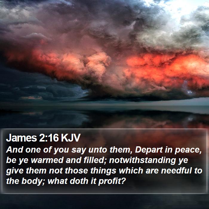 James 2:16 KJV Bible Study