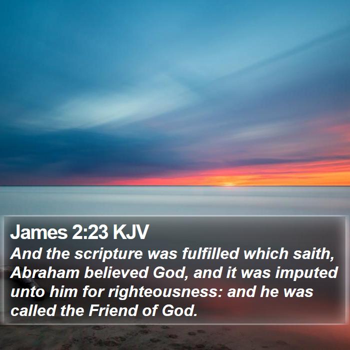 James 2:23 KJV Bible Study