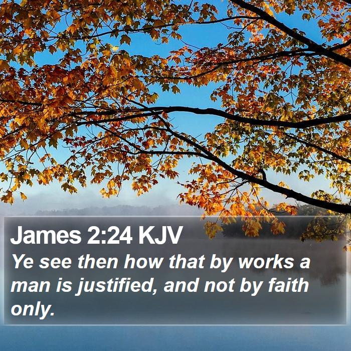 James 2:24 KJV Bible Study