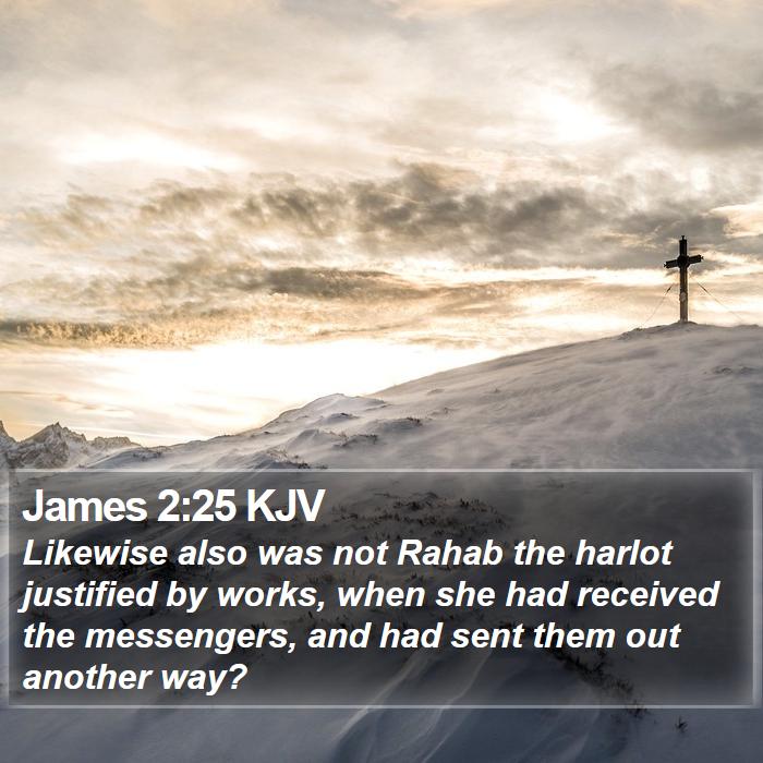 James 2:25 KJV Bible Study