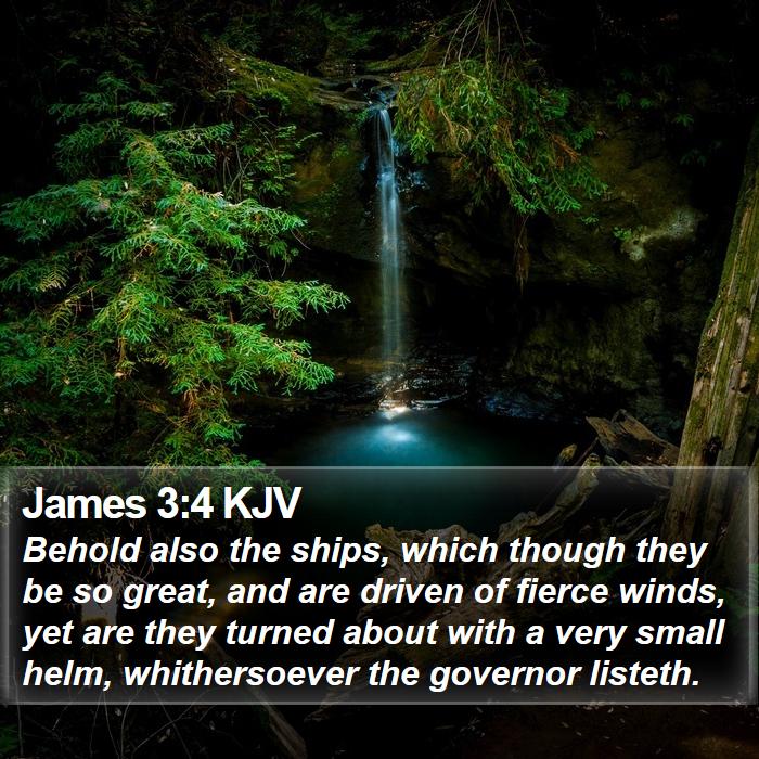 James 3:4 KJV Bible Study