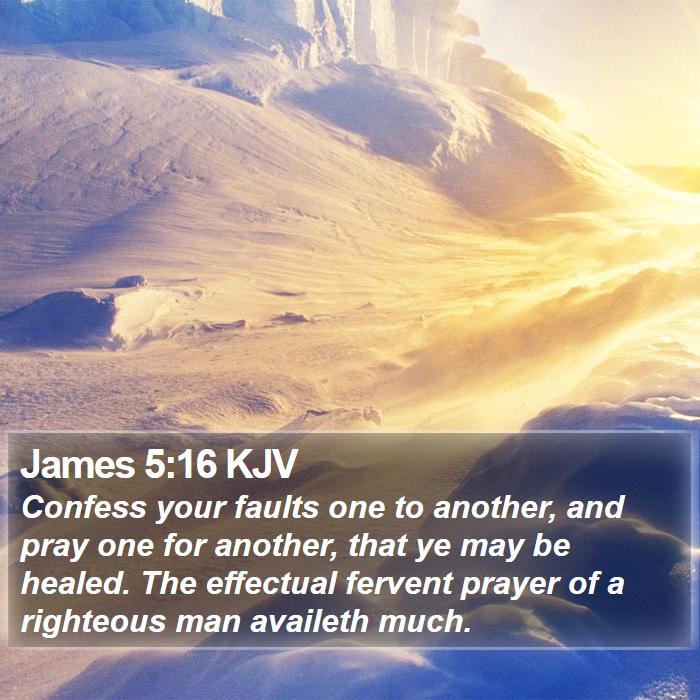 James 5:16 KJV Bible Study