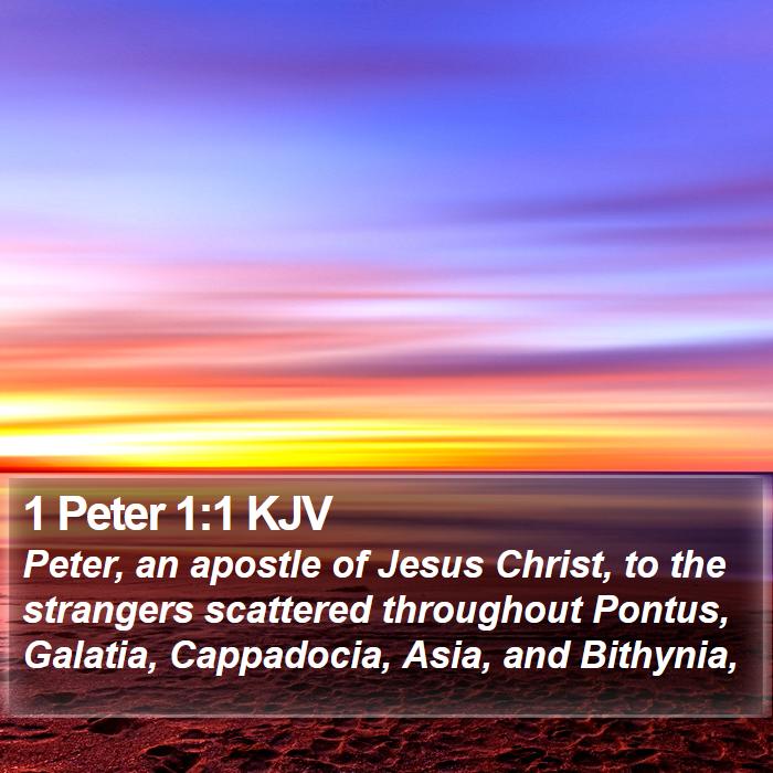 1 Peter 1:1 KJV Bible Study