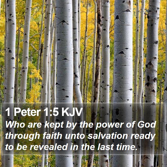 1 Peter 1:5 KJV Bible Study